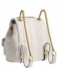 COACH Tabby Leather Pillow Quilt Backpack