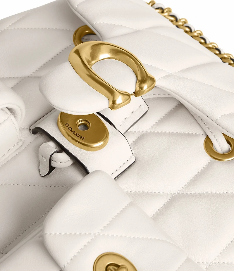 COACH Tabby Leather Pillow Quilt Backpack