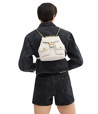 COACH Tabby Leather Pillow Quilt Backpack