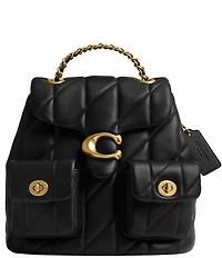 COACH Tabby Leather Pillow Quilt Backpack