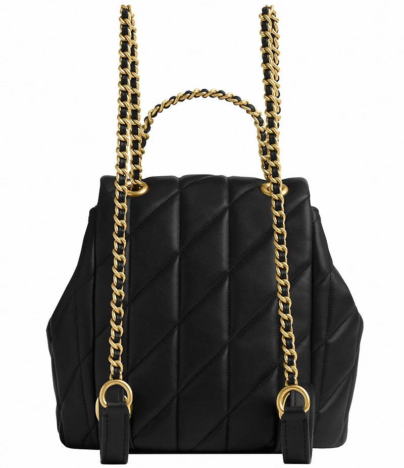 COACH Tabby Leather Pillow Quilt Backpack