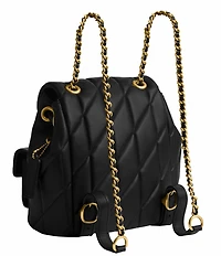 COACH Tabby Leather Pillow Quilt Backpack