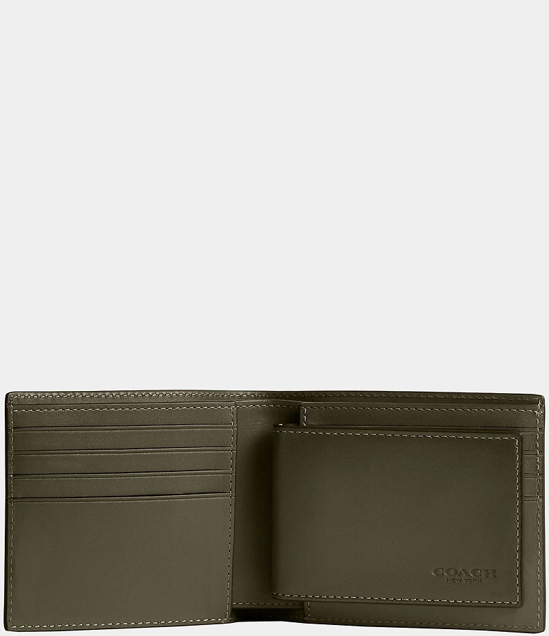 COACH Refined Calf Leather 3-in-1 Wallet