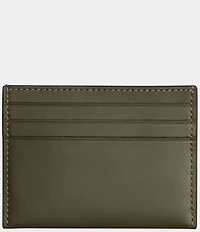 COACH Refined Calf Leather Flat Card Case