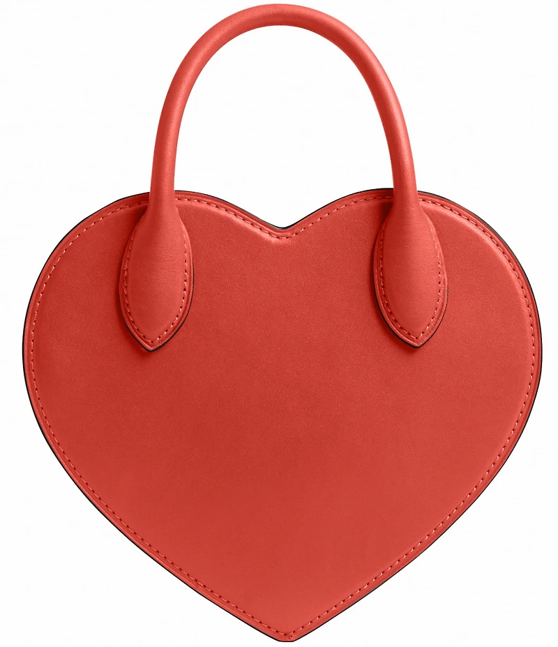 COACH Regenerative Leather Heart Bag