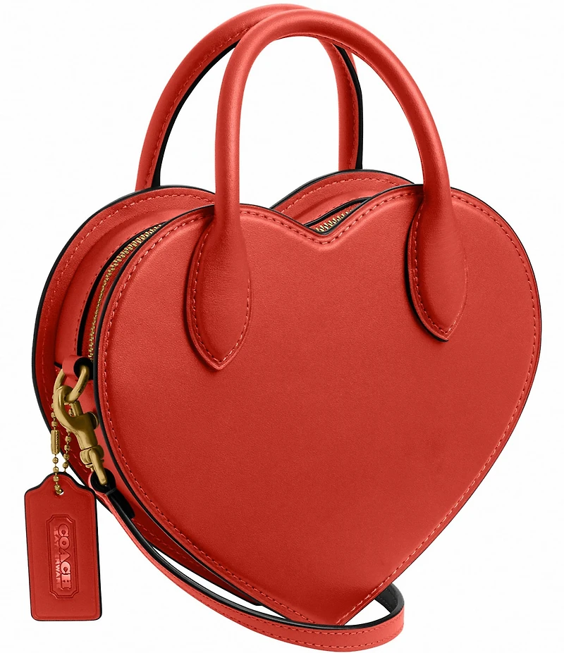 COACH Regenerative Leather Heart Bag