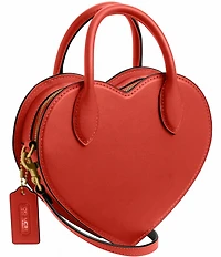 COACH Regenerative Leather Heart Bag