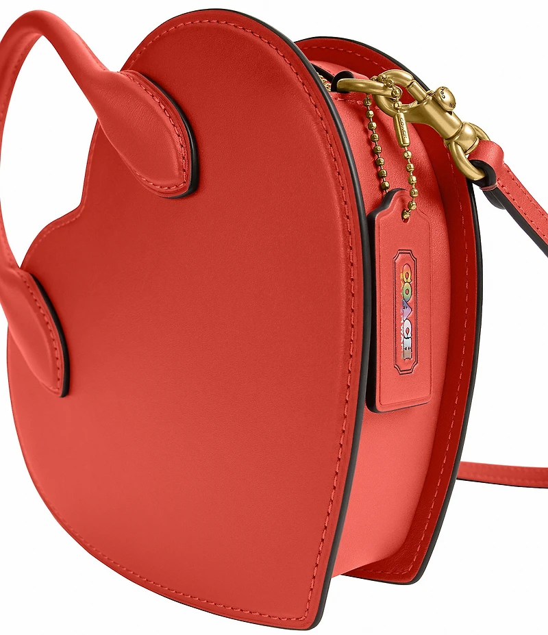 COACH Regenerative Leather Heart Bag