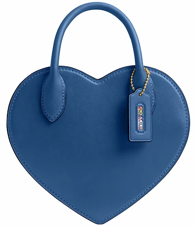 COACH Regenerative Leather Heart Bag