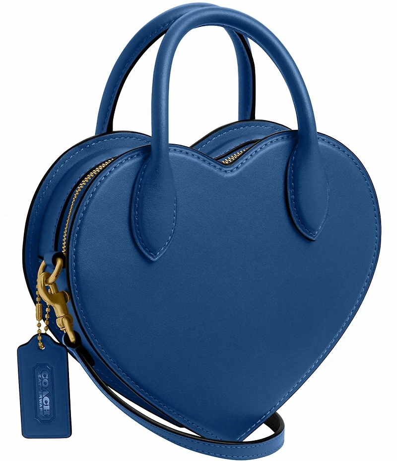 COACH Regenerative Leather Heart Bag