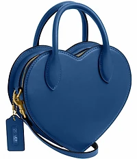 COACH Regenerative Leather Heart Bag