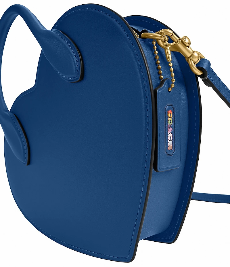 COACH Regenerative Leather Heart Bag