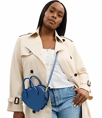 COACH Regenerative Leather Heart Bag