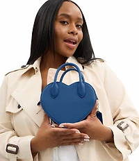 COACH Regenerative Leather Heart Bag