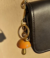 COACH Resin Mushroom Bag Charm