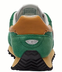 COACH Women's Retro Essential Suede Logo Lace Up Sneakers