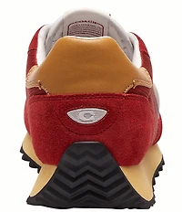 COACH Women's Retro Essential Suede Logo Lace Up Sneakers