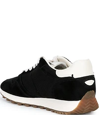 COACH Women's Retro Essential Suede Logo Lace Up Sneakers