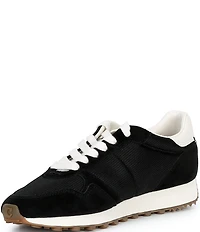 COACH Women's Retro Essential Suede Logo Lace Up Sneakers