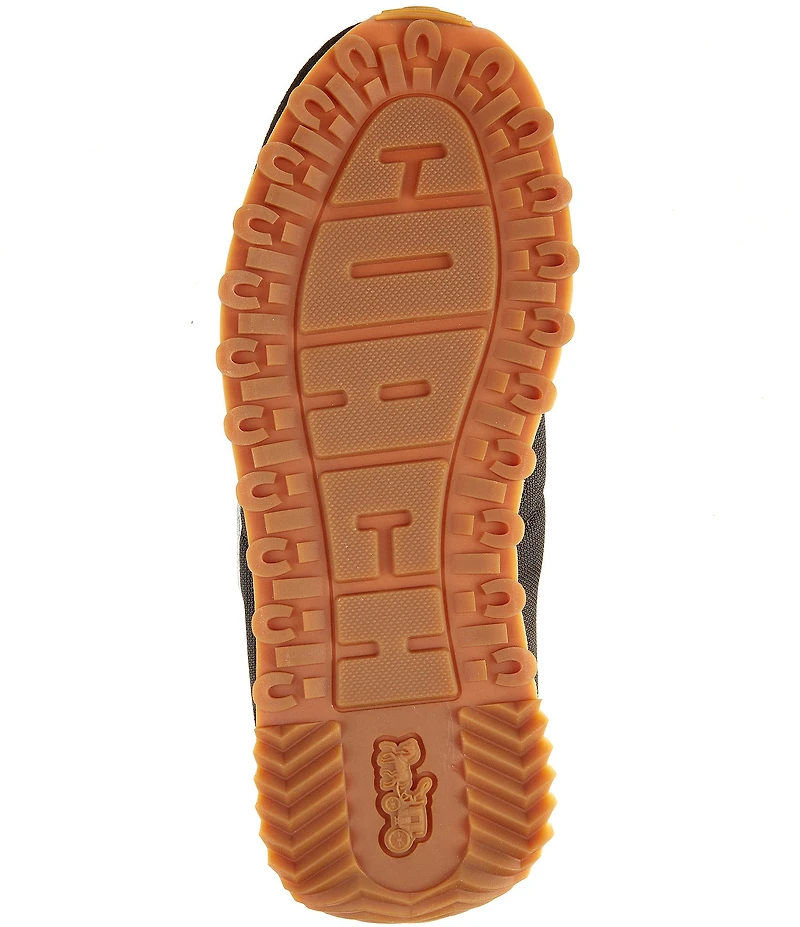 COACH Women's Retro Essential Suede Logo Lace Up Sneakers