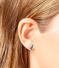 COACH Rexy Rainbow Crystal Novelty Stud Earrings