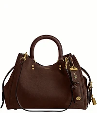 COACH Rogue 31 Suede Satchel Bag