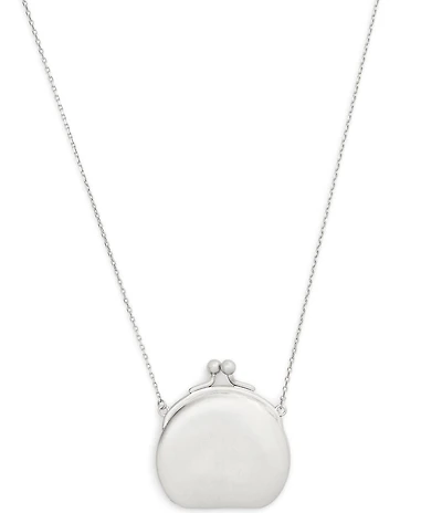 COACH Runway Coin Purse Pendant Necklace