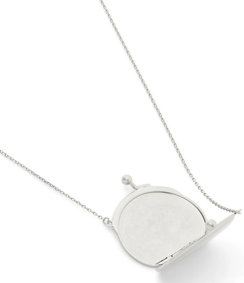 COACH Runway Coin Purse Pendant Necklace