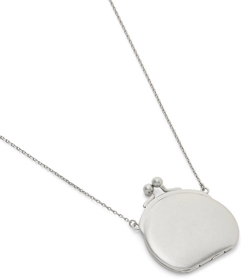 COACH Runway Coin Purse Pendant Necklace