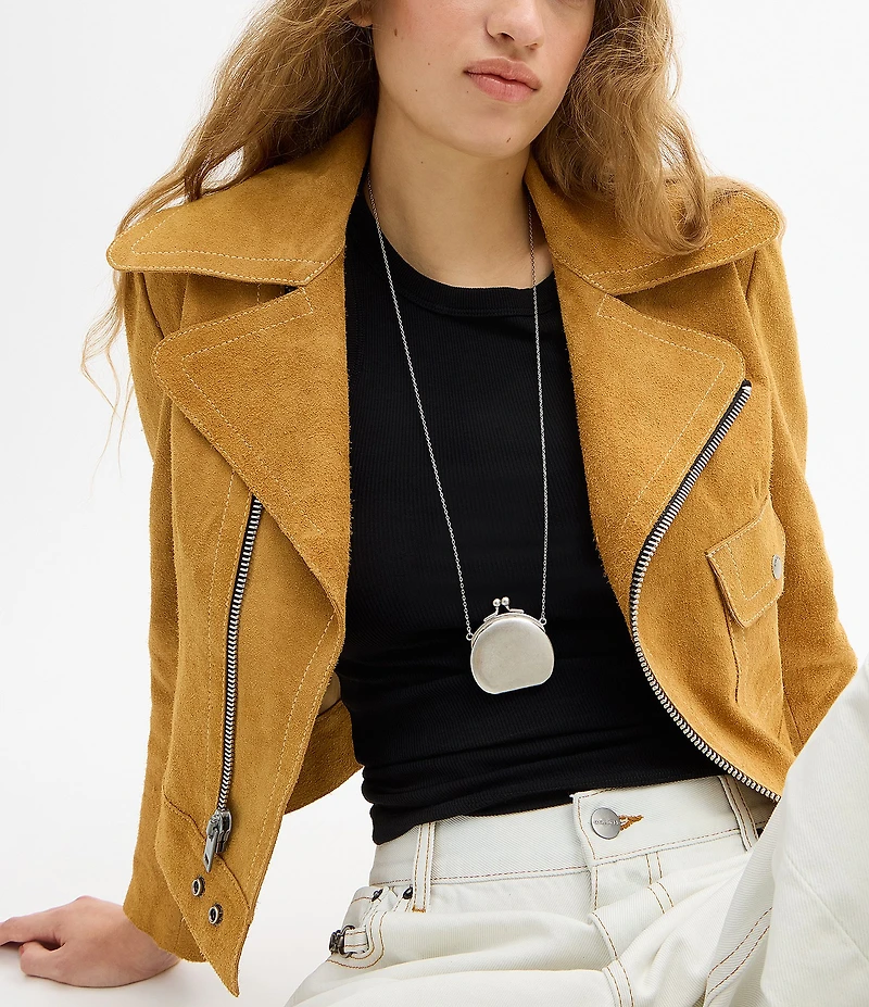COACH Runway Coin Purse Pendant Necklace