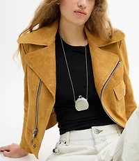 COACH Runway Coin Purse Pendant Necklace