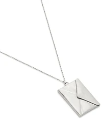 COACH Runway Envelope Long Pendant Necklace