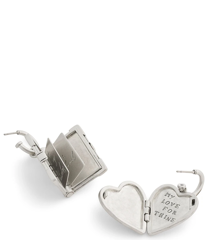 COACH Runway Heart Mismatch Drop Earrings