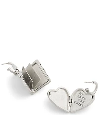 COACH Runway Heart Mismatch Drop Earrings