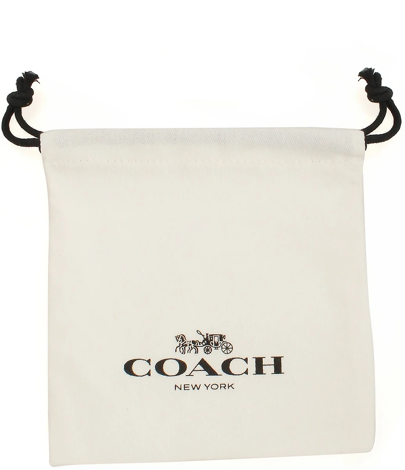 COACH Runway Heart Mismatch Drop Earrings