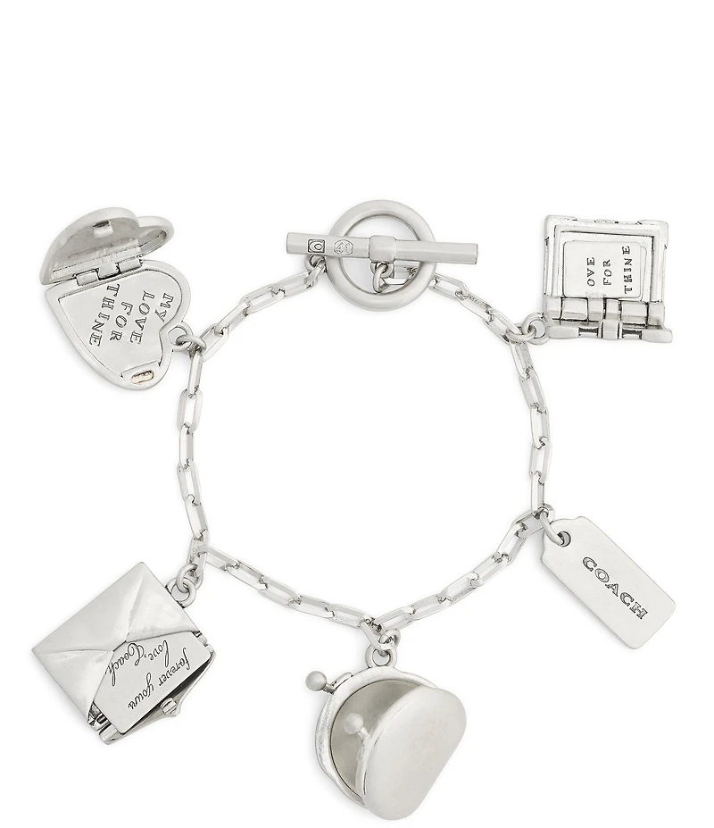 COACH Runway Mixed Charm Bracelet