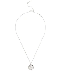 COACH Runway My Love Coin Charm Short Pendant Necklace