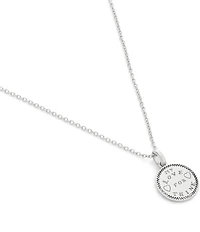 COACH Runway My Love Coin Charm Short Pendant Necklace