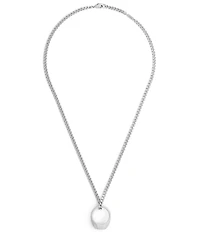 COACH Runway Signature Signet Ring Short Pendant Necklace
