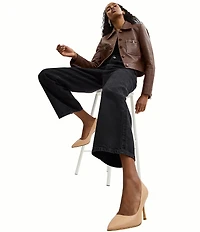 COACH Samantha Leather Studded Dress Pumps