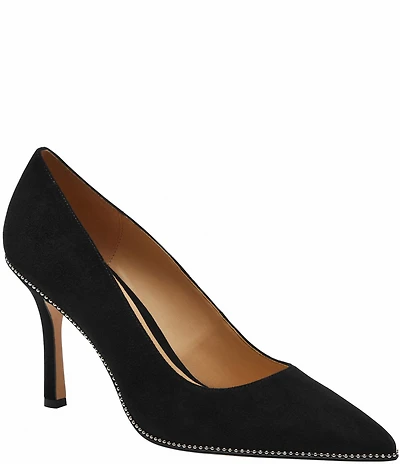 COACH Samantha Suede Studded Dress Pumps