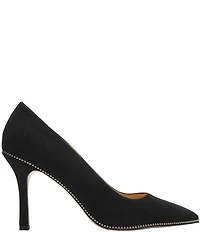 COACH Samantha Suede Studded Dress Pumps