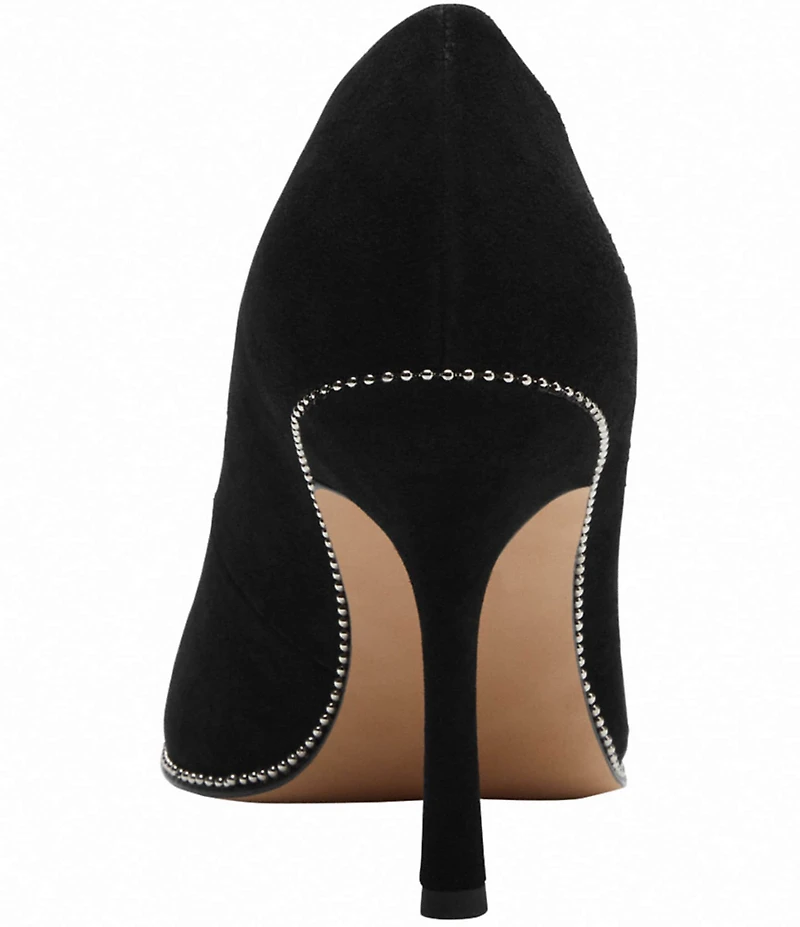 COACH Samantha Suede Studded Dress Pumps
