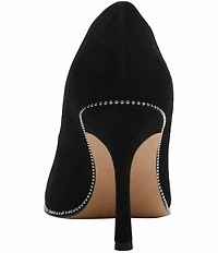 COACH Samantha Suede Studded Dress Pumps