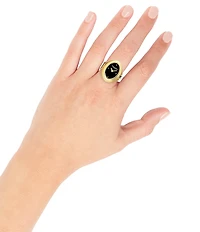 COACH Sammy Quartz Analog Stainless Steel Watch Ring