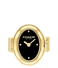 COACH Sammy Quartz Analog Stainless Steel Watch Ring