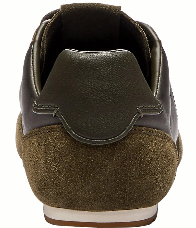 COACH Women's Satin and Suede Lace Up Sneakers