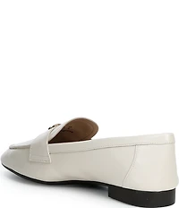 COACH Sculpted C Logo Leather Loafers