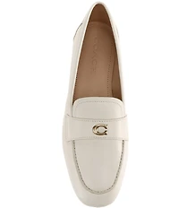 COACH Sculpted C Logo Leather Loafers