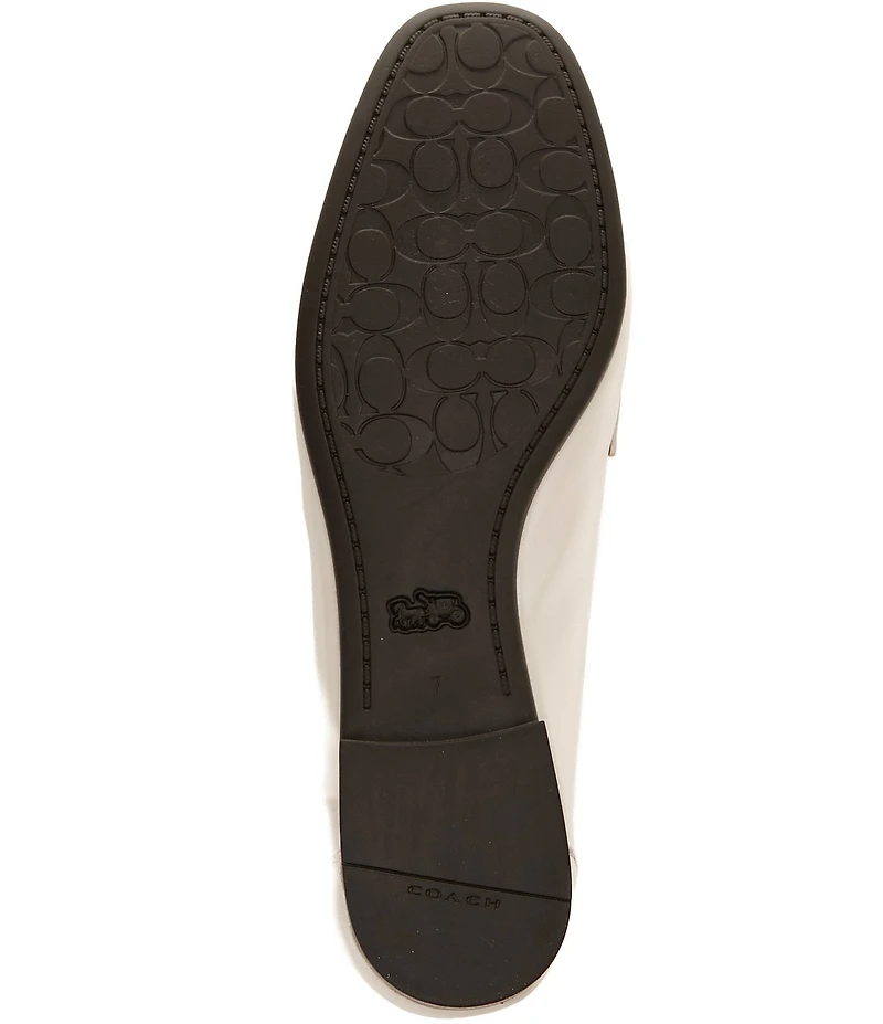 COACH Sculpted C Logo Leather Loafers